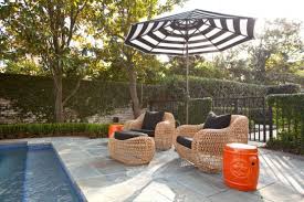 Old World Meets New In River Oaks Patio Garden Design Outdoor Garden Furniture Patio Umbrellas