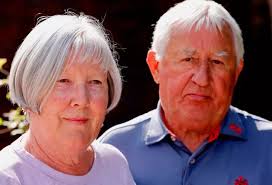 Catherine and Jeff Nutley visit Tenby every year since their son James  Nutley went there