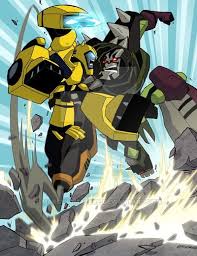 Se trata de un alienígena cybertroniano, que trabaja como un pirata cazarrecompensas que opera al mejor postor, por lo que no posee afiliación con ninguno de los bandos reconocidos dentro del universo transformer. Bumblebee Vs Lockdown Animated Transformers Art Transformers Artwork Animation