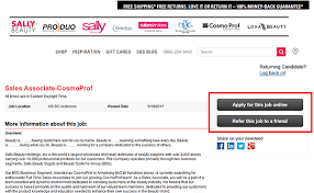 Sally Beauty Supply Job Application Apply Online