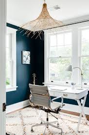 See more ideas about navy walls, interior, home decor. 25 Chic Blue Home Offices In Various Styles Shelterness