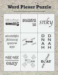 If you are a novice at crossword puzzles, these tips can get you started right. Word Plexer Puzzle Rebus Puzzles Word Phrase Games Teasers Book Large Print Zamora Sophia 9781089028604 Amazon Com Books