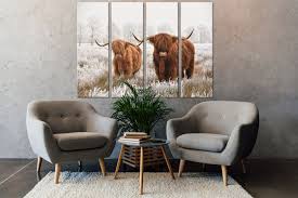 Canvas Wall Artwall Hangingsscenic Winter Landscape Scottish Etsy In 2020 Arm Chairs Living Room Small Living Rooms Decor