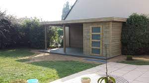 abri de jardin gardival avec extension abri de jardin carport bois ille et vilaine