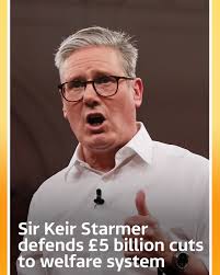Prime Minister Sir Keir Starmer has defended the £5 billion cuts to the  welfare system, saying people should feel valued for working, like his dad,  who "loved his job making tools". He