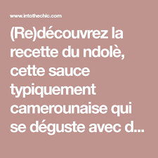 Epingle Sur Recette Africaine