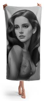 Lana Del Ray Beach Towels for Sale