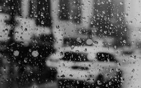 Perfect screen background display for desktop, iphone, pc, laptop, computer, android phone, smartphone, imac, macbook, tablet, mobile device. Nj02 Rain Window Bokeh Art Car Sad Bw Dark Wallpaper