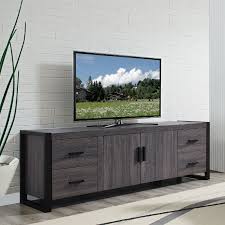 Wampat tv stand for 75 inch tv entertainment center, wood tv console cabinet media table with storage for living room bedroom, 70'' espresso 4.2 out of 5 stars 274 $169.99 $ 169. Walker Edison Urban Blend 70 Inch Tv Console Charcoal W70ubc22cl