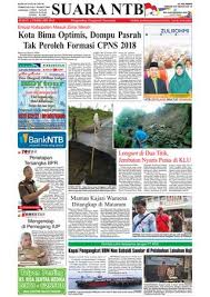 Sampai sekarang, pengumuman resmi belum ada, di tunggu saja terima kasih sudah bertanya. Edisi Jumat 02 Februari 2018 Suara Ntb By E Paper Kmb Issuu