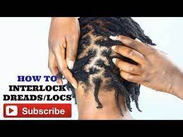 How To Interlock Dreads Locs Video Tutorial On Interlocking Using Loc Tool Locs Interlocking Locs Short Locs Hairstyles