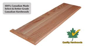 This is more of a 'boxy' design, with curved or round edges. Buy Stair Treads Direct In Canada Online