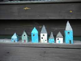 Emily Haskell Northfield Garden And Art Tour Pottery Houses Small Wooden House Ceramic Houses