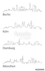 Skyline Hamburg Vektor Berlin Mnchen Klnvektor Skyline Berlin Koln Hamburg Munchen Berlin Skyline Drawing Sketch Book