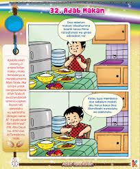 Komik Adab Makan Komik Anak Komik Anak