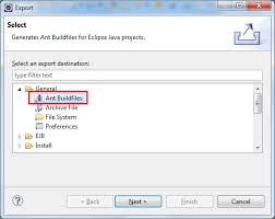 Windows apps for java filter. How To Create Ant Build File For Existing Java Project In Eclipse