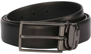 allen solly men black genuine leather belt black price in