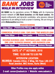 Banking & financial services jobs. Bank Jobs Walk In Interview Sales Officer Ad Advert Gallery