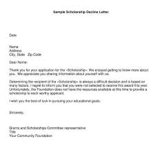 How to start a cover letter. Scholarship Rejection Letter How To Write Examples Templates