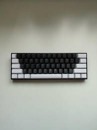 Black And White Gradient Keycaps Got My New Keycaps For My Anne Pro 2 Mechanicalkeyboards Custom Computer Pc Keyboard Mini Keyboard