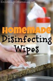 homemade disinfecting wipes