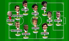 Mit feinen pässen und genialen spielzügen wurde der schmächtige junge aus amsterdam zum idol. Odd Man Out Franz Beckenbauer Paolo Maldini And Jimmy Greaves Are In Our Xi But Who Is The Misfit Daily Mail Online
