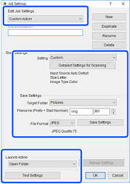 Change the settings as necessary. Vornehmen Von Benutzerdefinierten Einstellungen In Epson Event Manager