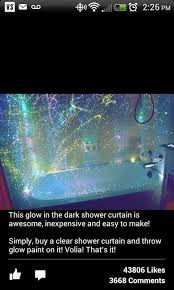 Glow In The Dark Shower Curtain Bathroom Dark Shower Curtain Glow Paint Glow In The Dark
