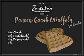 Rezept Quark Pansen Waffeln Fur Hunde Backen Hunde Kekse Rezept Hunde Tiernahrung