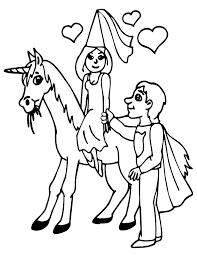 Prosveta editions nombre de pages: Kids Riding A Unicorn Colouring Pages Coloring Home