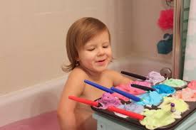 During bath time, have toys disappear under the bath water, then magically reappear, says stacy debroff, author of the mom book: Bath Fun Archives Mama Papa Bubba