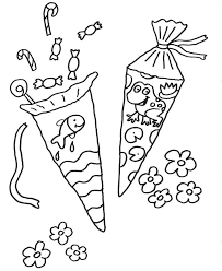 Zuckertute Malvorlage Geometrisch Coloring And Malvorlagan