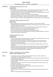 Typically reports to a supervisor or manager. Merchandising Manager Resume Samples Velvet Jobs