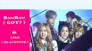 During an appearance on a radio show, got7 member bambam revealed that lisa of blackpink listened to his solo album ribbon before its . 161228 Bambam Got7 Lisa Blackpink Waving To Each Other Youtube