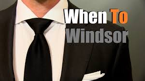 Bring wide end a up through loop between collar and tie; When To Wear A Windsor Knot Men S Ties Tips And Advice Youtube