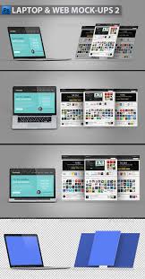 Laptop And Web Mock Ups 2 Web Mockup Mockup Website Mockup