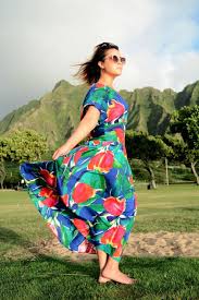 Reo Vintage Tropical Maxi Floral Pattern 70s 80s Island Vintage Maxi Dress Island Dress Dresses