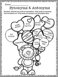 Synonyms And Antonyms Synonyms And Antonyms Antonyms Antonyms Activities