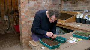 Monty Don Shows Us How To Sow Tomatoes In The Potting Shed Potting Shed Monty Don Indoor Garden