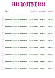 Pdf Da Stampare Routine Pulizie Lavoro Domestico Routine Agende Giornaliere