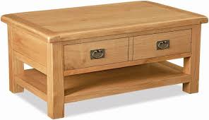 Product title modern small space lift top coffee table with 3 storage compartments, multipel colors average rating: Salisbury Oak 2 Drawer Large Coffee Table Cfs Furniture Uk