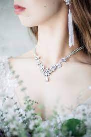 ゼクシィ掲載 人気no 1ネックレス 着画 スワロフスキー ブライダルアクセサリー ウェディング 結婚式 二次会 おおぶり ナチュラル ゴージャス パーティー シルバー フォーマル 上品 ブライダルアクセサリー ウェディング ネックレス 結婚式 ネックレス