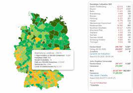 Unsere karte bildet die inzidenzwerte in den landkreisen der fünf norddeutschen länder ab. Ubersichtskarte Corona Lage In Deutschland Proplanta De