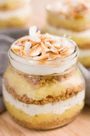 Pina Colada Pie In A Jar Recipe Mason Jar Desserts Mason Jar Meals Desserts