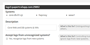 Papertrail - cloud-hosted log management, live in seconds