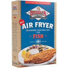Red snapper fillet and fried celery isolated on white. Air Fryer Fish Coating Mix Box 5 Oz Louisiana Fish Fry