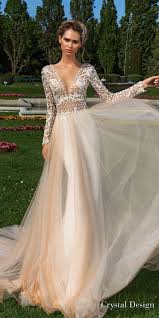Crystal Design 2018 Wedding Dresses Royal Garden Haute Couture Bridal Collections Wedding Inspirasi Sheer Wedding Dress Bridal Dresses Wedding Dresses