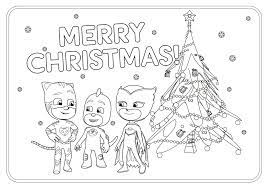 Download all the pages and create your own coloring book! Christmas Color Pages Easy To Draw Pj Masks Colouring Pages Manufacture