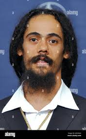 Winner for Best Reggae Album and Urban/Alternative Perfromance Damian Marley  poses in the pressroom of the 48th Annual Grammy Awards held at the Staples  Center in Los Angeles, CA, USA