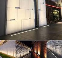 In Ground Exterior DMX RGB Tunable White Linear Recessed Led Wall Washer